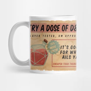 D&D Vintage Ad Healing Potion Mug